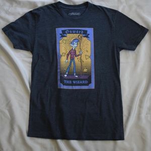 Disney Onward Graphic T-Shirt The Wizard Tarot Card Design Size Medium